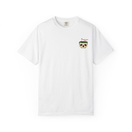 Men’s Golf Graphic T-Shirt | Skull Green Design | Bold Beginnings Collection | Sand Trap Studio - Sand Trap Studio