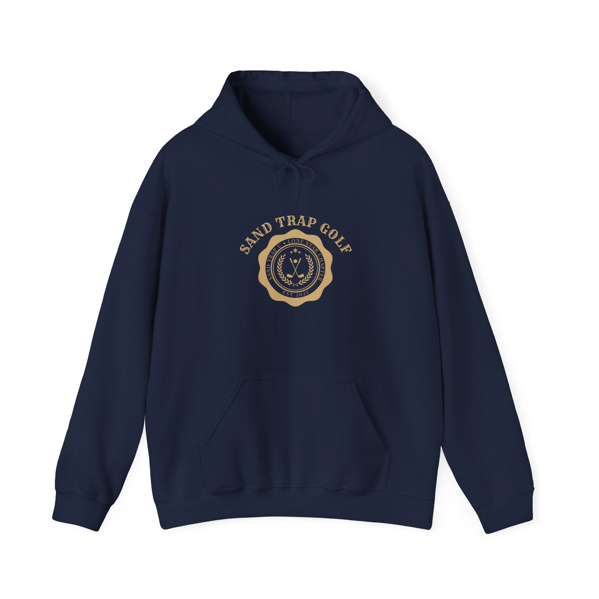 Men’s Golf Graphic Hooded Sweatshirt – Lone Star Chapter Design | Bold Beginnings Collection | Sand Trap Golf