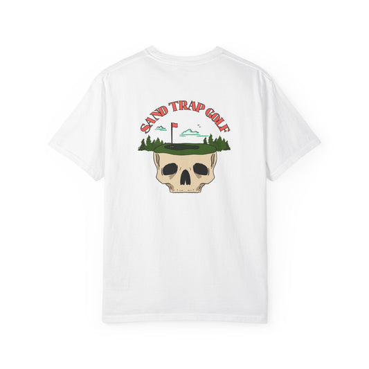 Men’s Golf Graphic T-Shirt | Skull Green Design | Bold Beginnings Collection | Sand Trap Studio - Sand Trap Studio