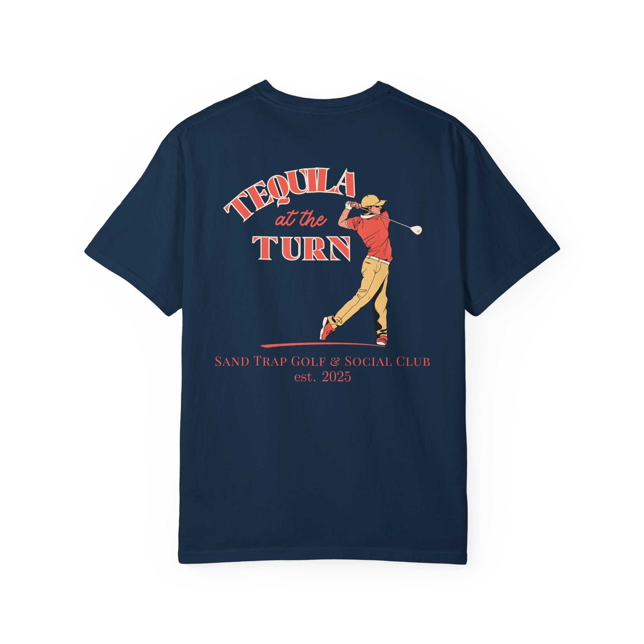 Men’s Golf Graphic T-Shirt | Tequila at the Turn Design | Bold Beginnings Collection | Sand Trap Studio - Sand Trap Studio