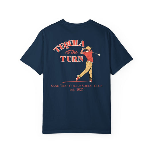 Men’s Golf Graphic T-Shirt | Tequila at the Turn Design | Bold Beginnings Collection | Sand Trap Studio - Sand Trap Studio
